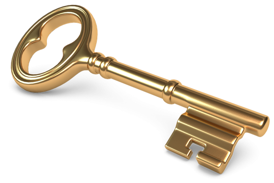 golden key art